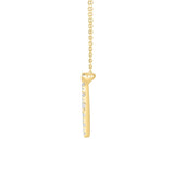 LADIES PENDANT 1 1/2CT ROUND DIAMOND 14K YELLOW GOLD