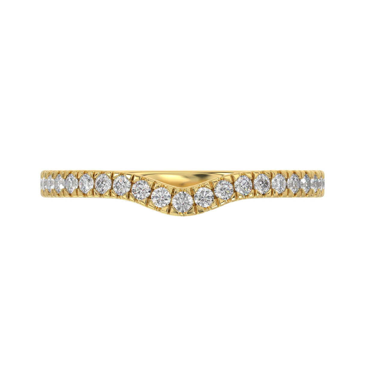 14K YELLOW GOLD 1/4CT ROUND DIAMOND LADIES RING