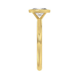 LADIES SOLITAIRE RING 1CT OVAL DIAMOND 14K YELLOW GOLD (CENTER STONE OVAL DIAMOND 1CT )