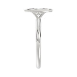 LADIES SOLITAIRE RING 1CT MARQUISE DIAMOND 14K WHITE GOLD (CENTER STONE MARQUISE DIAMOND 1CT )