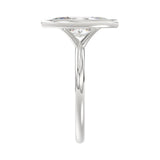 LADIES SOLITAIRE RING 3CT MARQUISE DIAMOND 14K WHITE GOLD (CENTER STONE MARQUISE DIAMOND 3CT )