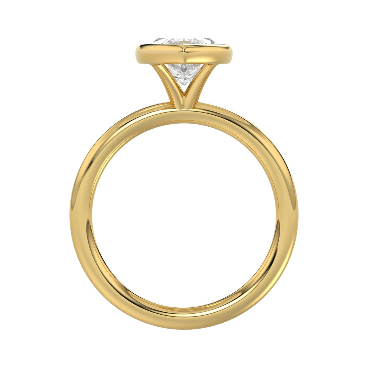 LADIES SOLITAIRE RING 3CT MARQUISE DIAMOND 14K YELLOW GOLD (CENTER STONE MARQUISE DIAMOND 3CT )