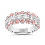 LADIES RING 1 3/4CT ROUND DIAMOND 14K WHITE GOLD