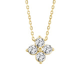 LADIES PENDANT 1CT ROUND DIAMOND 14K YELLOW GOLD 