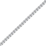 LADIES BRACELET 5.50CT ROUND DIAMOND 14K WHITE GOLD 