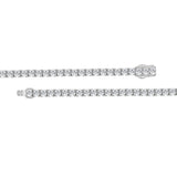LADIES BRACELET 5.50CT ROUND DIAMOND 14K WHITE GOLD 