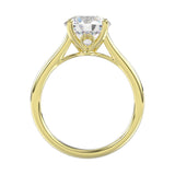 14K YELLOW GOLD 4.00CT ROUND DIAMOND BRIDAL SET (CENTER STONE ROUND DIAMOND 2CT)