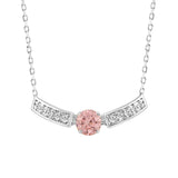 14K WHITE GOLD 5/8CT ROUND DIAMOND LADIES PENDANT