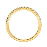 14K YELLOW GOLD 1/3CT ROUND DIAMOND LADIES BAND