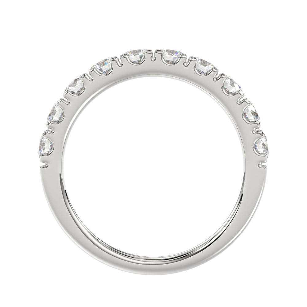 14K WHITE GOLD 1.00CT ROUND DIAMOND LADIES BAND