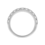 14K WHITE GOLD 1.00CT ROUND DIAMOND LADIES BAND