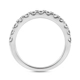14K WHITE GOLD 3/4CT ROUND DIAMOND LADIES BAND