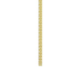 14K YELLOW GOLD 10 1/3CT 18'' ROUND DIAMOND LADIES TENNIS NECKLACE