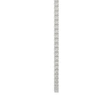 14K WHITE GOLD 4.00CT 16" ROUND DIAMOND LADIES TENNIS NECKLACE