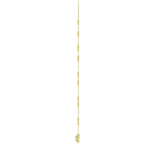 14K YELLOW GOLD 2 1/4CT ROUND/OVAL DIAMOND LADIES NECKLACE
