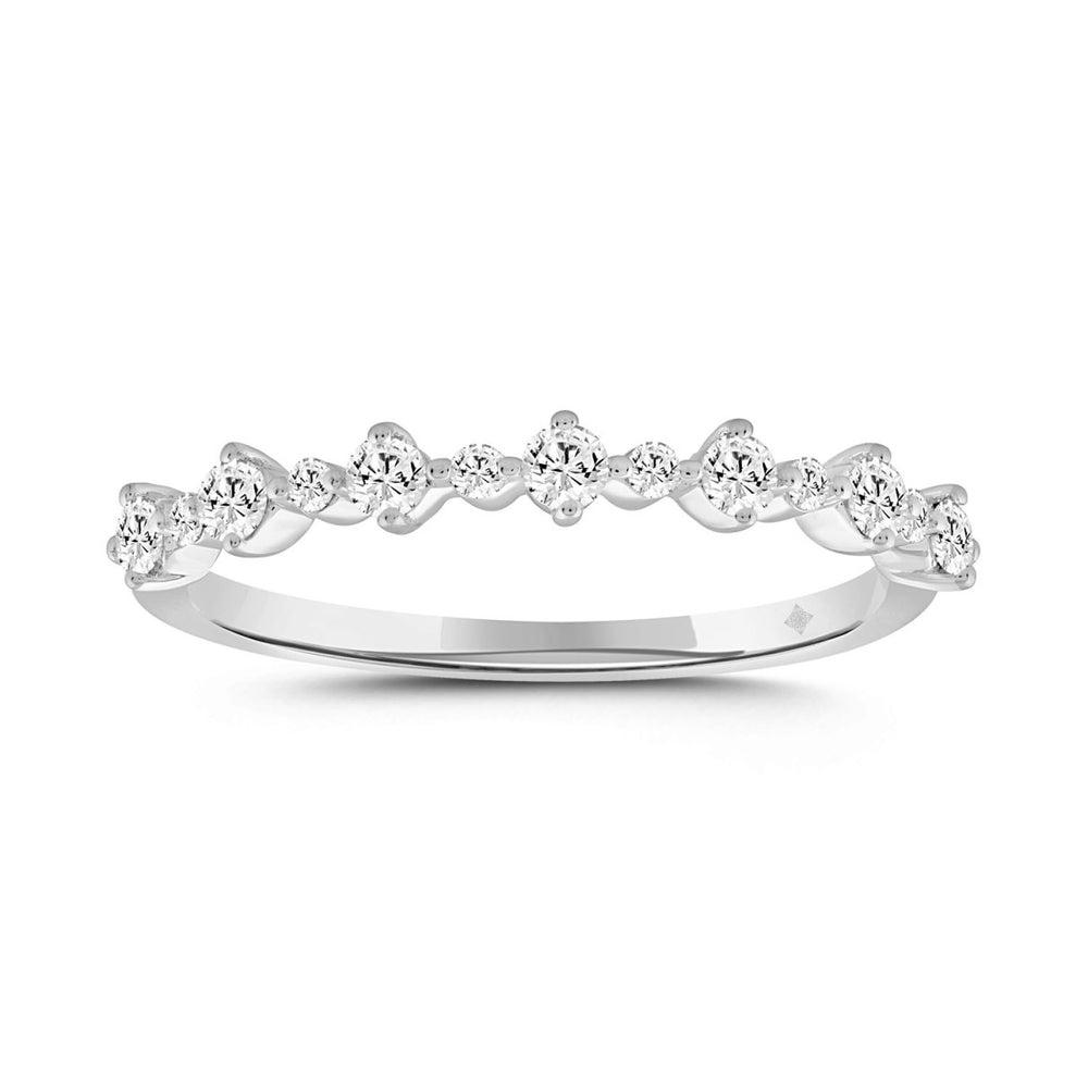 14K WHITE GOLD 1 1/2CT ROUND DIAMOND BRIDAL SET (CENTER STONE PRINCESS DIAMOND 1CT)
