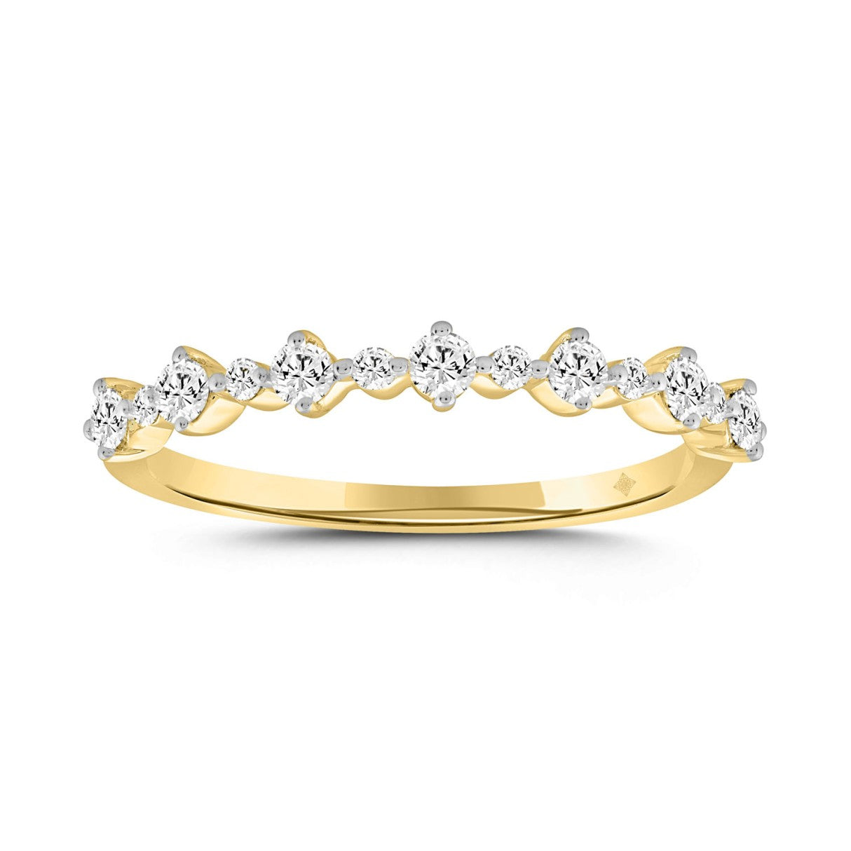14K YELLOW GOLD 1 1/2CT ROUND DIAMOND LADIES BRIDAL SET (CENTER STONE PRINCESS DIAMOND 1.00CT)