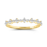 14K YELLOW GOLD 1 1/2CT ROUND DIAMOND LADIES BRIDAL SET (CENTER STONE PRINCESS DIAMOND 1.00CT)