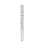 14K WHITE GOLD 1/2CT ROUND DIAMOND LADIES BAND