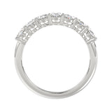 14K WHITE GOLD 1 1/2CT OVAL DIAMOND LADIES BAND