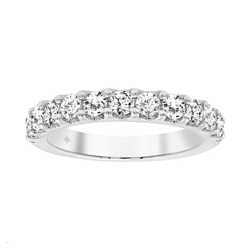 14K WHITE GOLD 1/3CT ROUND DIAMOND LADIES BAND 