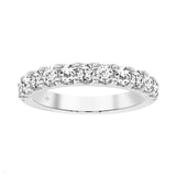 14K WHITE GOLD 1/3CT ROUND DIAMOND LADIES BAND 