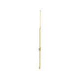 14K YELLOW GOLD 4.00CT ROUND/PEARL/PEAR DIAMOND LADIES NECKLACE