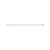 14K YELLOW GOLD 5.00CT ROUND DIAMOND MEN'S TENNIS BRACELET