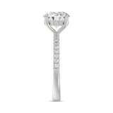 14K WHITE GOLD 1 3/4CT ROUND DIAMOND LADIES RING (CENTER STONE ROUND DIAMOND 1 1/2CT)