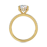 14K YELLOW GOLD 1 3/4CT ROUND DIAMOND LADIES RING (CENTER STONE ROUND DIAMOND 1 1/2CT)