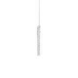 14K WHITE GOLD 1/3CT ROUND DIAMOND LADIES PENDANT WITH CHAIN