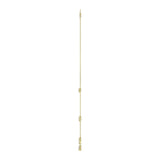 10K YELLOW GOLD 1.00CT ROUND/PEAR/MARQUISE/OVAL DIAMOND LADIES NECKLACE