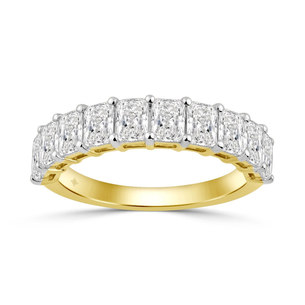 14K YELLOW GOLD 2.00CT RADIANT DIAMOND LADIES RING