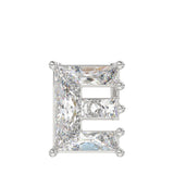 10K WHITE GOLD 1 1/2CT FANCY CUT ALPHABET DIAMOND MEN'S CHARM PENDANT