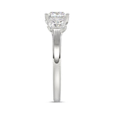 14K WHITE GOLD 2 1/6CT PRINCESS DIAMOND LADIES RING (CENTER STONE PRINCESS DIAMOND 1CT)