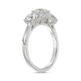 14K WHITE GOLD 2 1/4CT ROUND DIAMOND LADIES RING