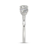 14K WHITE GOLD 2 1/4CT ROUND DIAMOND LADIES RING