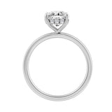 14K WHITE GOLD 2.00CT ROUND DIAMOND LADIES RING (CENTER STONE ROUND DIAMOND 2CT)