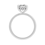 14K WHITE GOLD 2.00CT ROUND/PRINCESS DIAMOND LADIES RING (CENTER STONE PRINCESS DIAMOND 2.00CT)