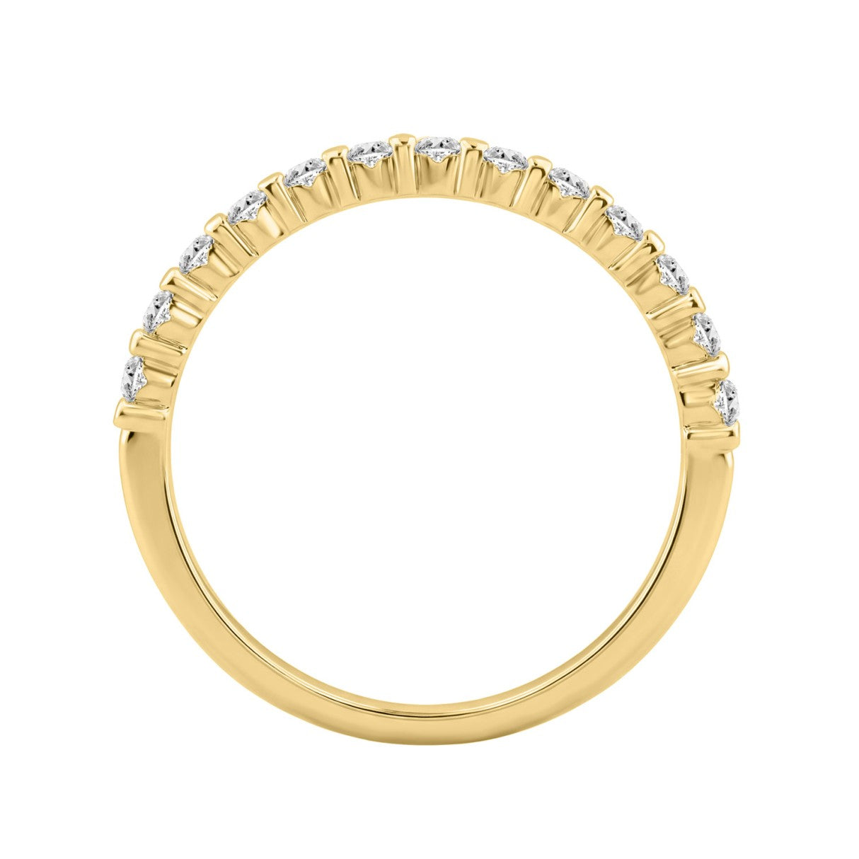 14K YELLOW GOLD 1 1/4CT ROUND/PRINCESS DIAMOND LADIES BRIDAL SET (CENTER STONE PRINCESS DIAMOND 3/4CT)