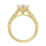 Ladies 14K Yellow Gold Ladies Elegance- Bridal Set  3 1/3CT Round & Marquise Diamonds 3.00CT Marquise Center stone (Color F-G -Clarity VS1/VS2)