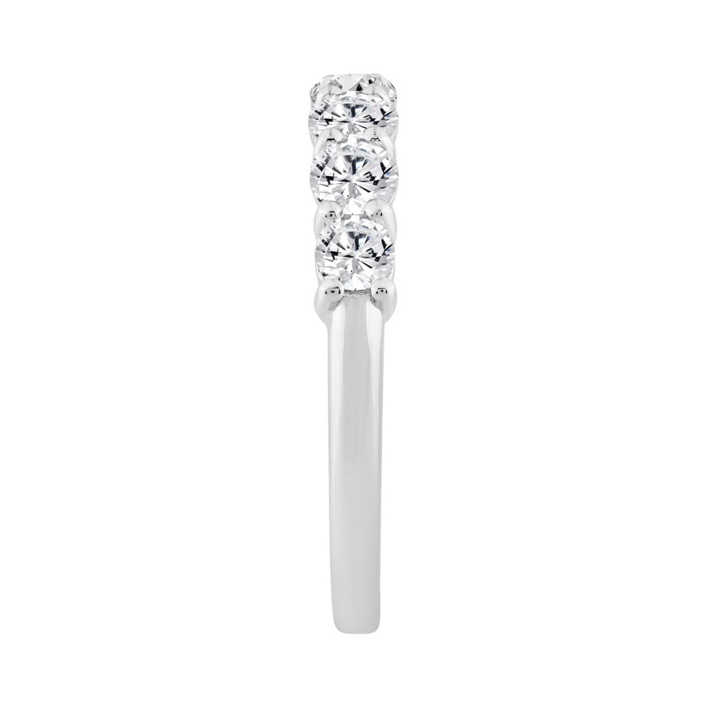 14K WHITE GOLD 1.00CT ROUND DIAMOND LADIES BAND
