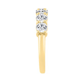 14K YELLOW GOLD 1 1/2CT ROUND DIAMOND LADIES BAND