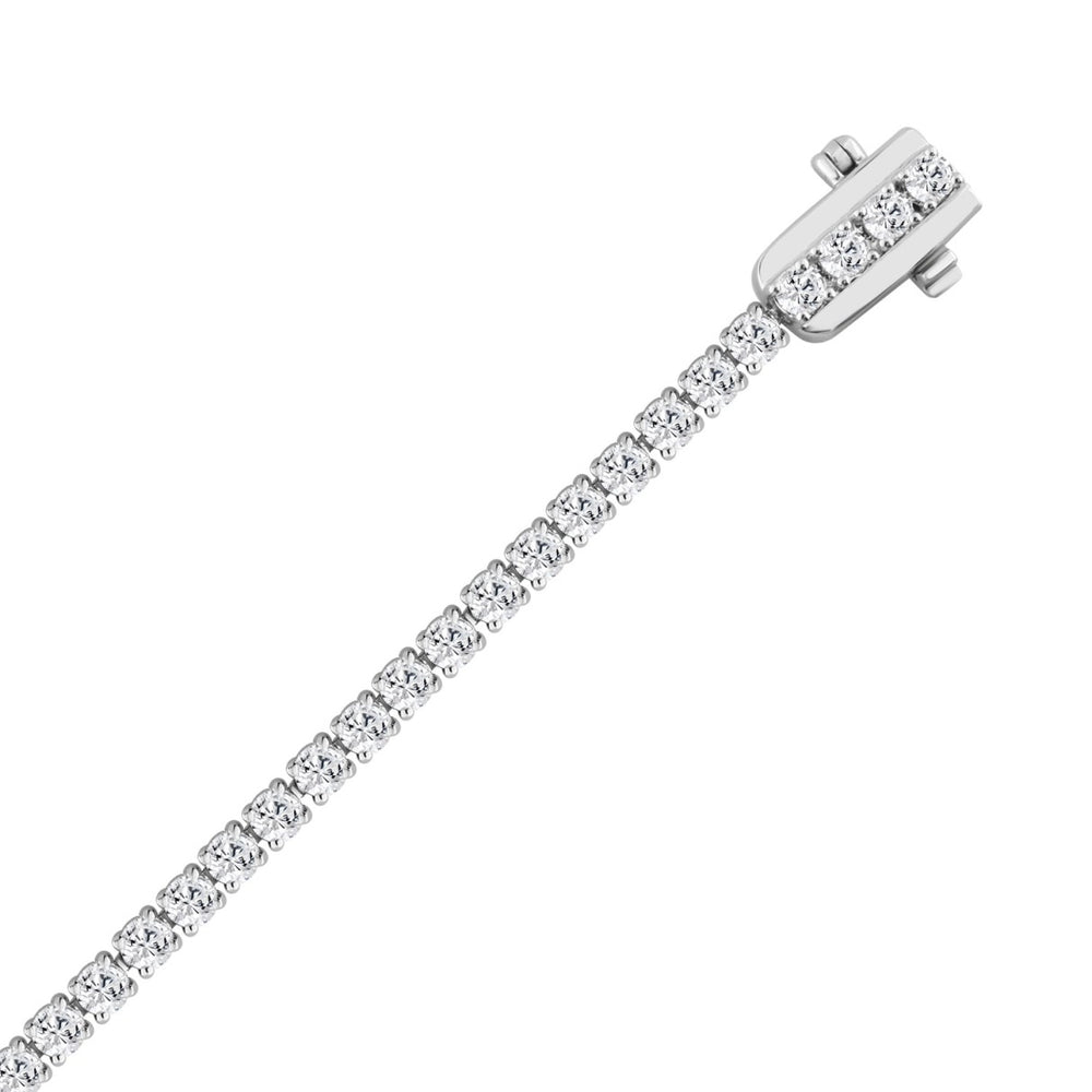 14K WHITE GOLD 2.00CT ROUND DIAMOND LADIES TENNIS BRACELET