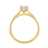 14K YELLOW GOLD 1.00CT RADIANT DIAMOND LADIES SOLITAIRE RING