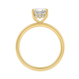 14K YELLOW GOLD 2.00CT ROUND/RADIANT DIAMOND LADIES RING (CENTER STONE RADIANT DIAMOND 2CT)