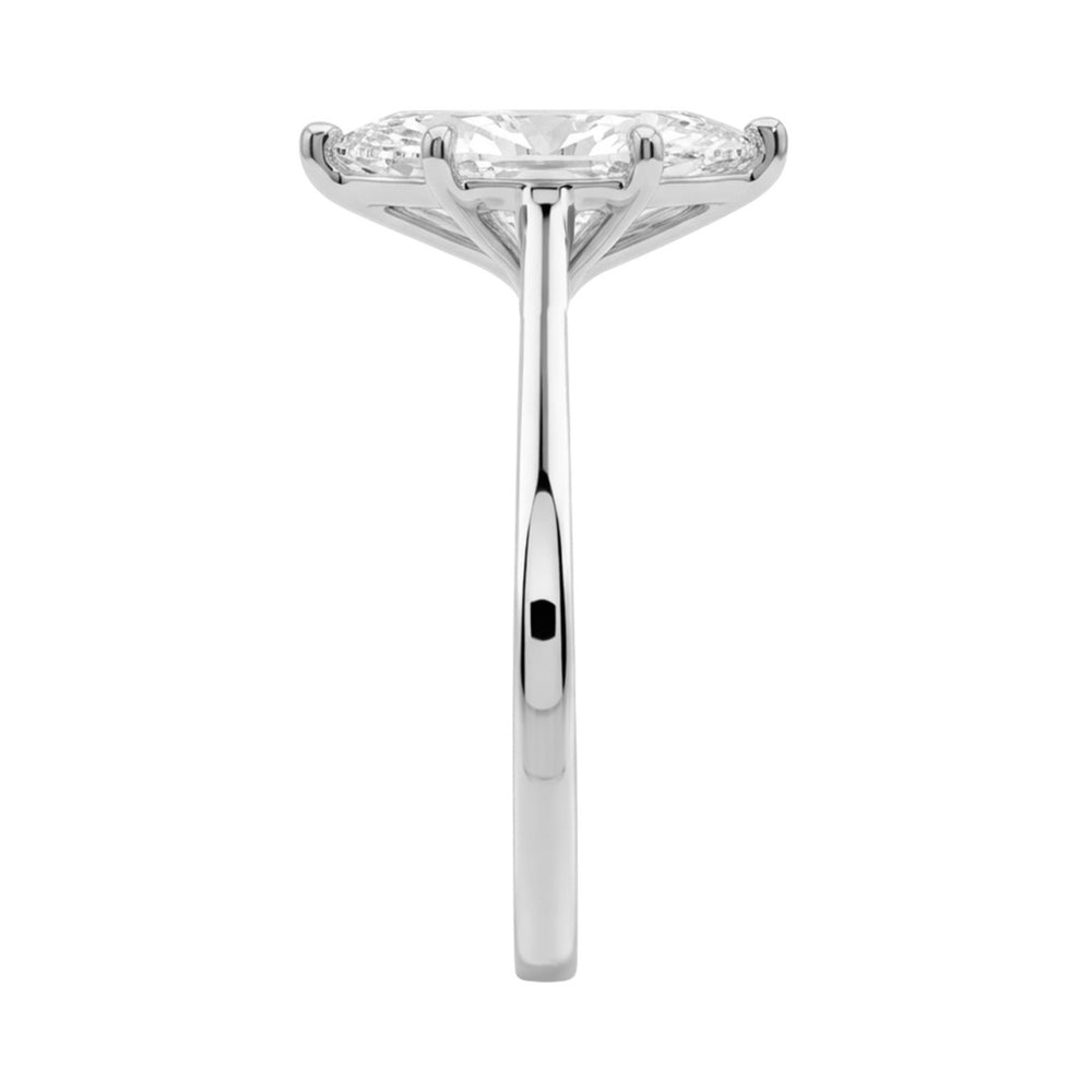 14K WHITE GOLD 2.00CT MARQUISE DIAMOND LADIES SOLITAIRE RING (CENTER STONE MARQUISE DIAMOND 2CT