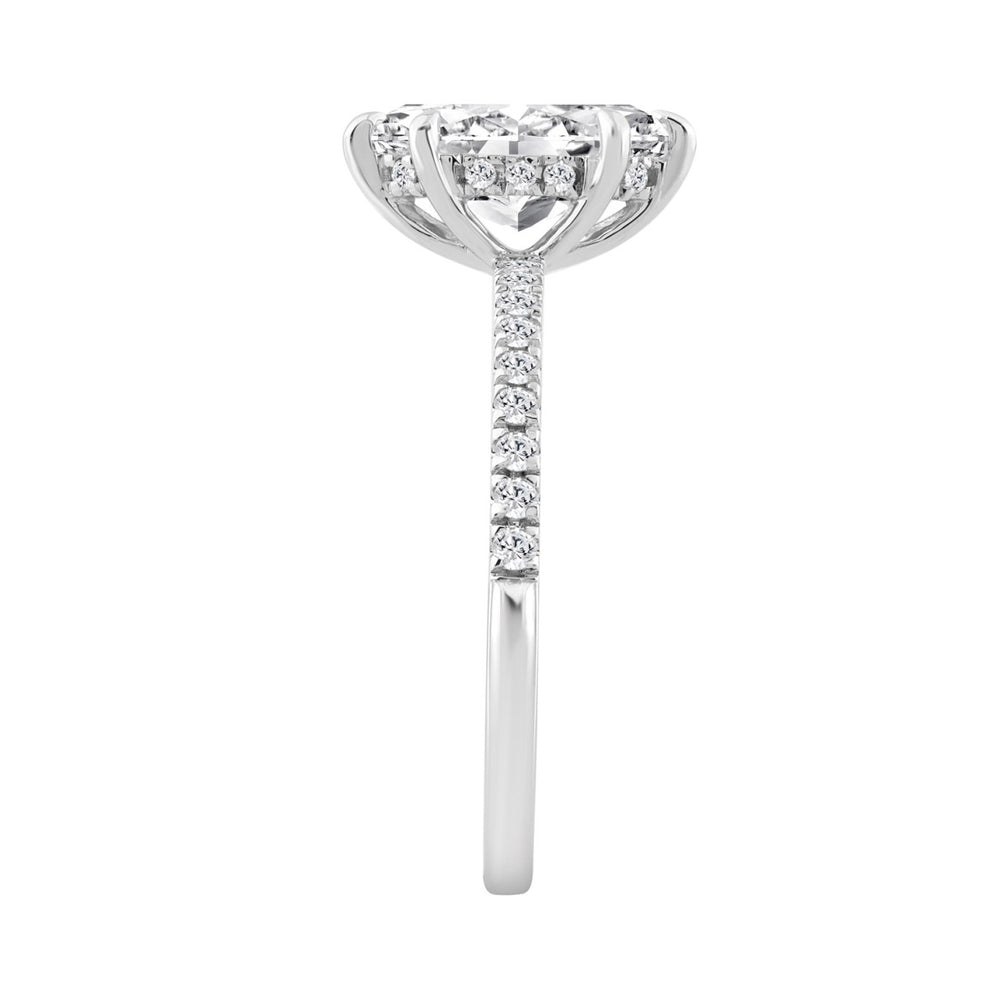 14K WHITE GOLD 1 1/4CT MARQUISE DIAMOND LADIES RING (CENTER STONE MARQUISE DIAMOND 1.00CT)
