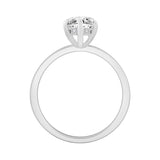 14K WHITE GOLD 2.00CT MARQUISE/ROUND DIAMOND LADIES RING (CENTER STONE MARQUISE DIAMOND 2.00CT)