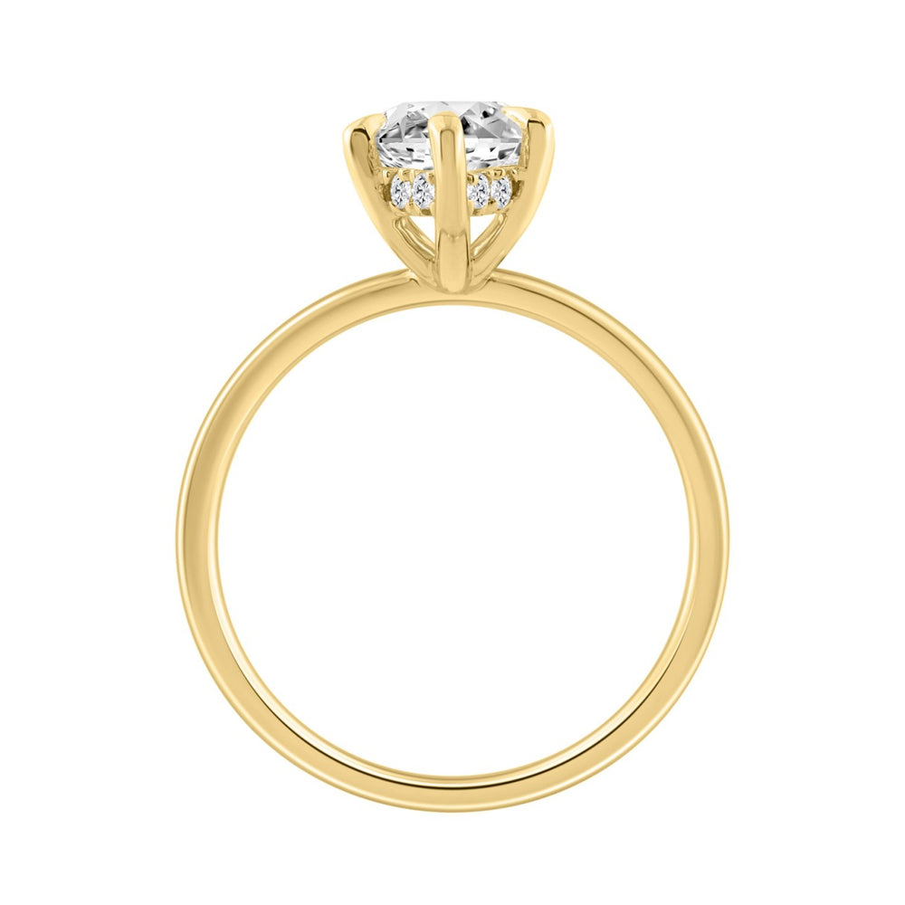 14K YELLOW GOLD 3 1/6CT MARQUISE DIAMOND LADIES RING (CENTER STONE MARQUISE DIAMOND 3.00CT)